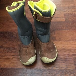 Plae Kids Leather/neoprene Boots Waterproof